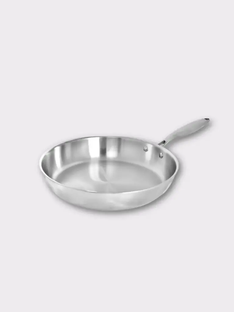TeCuisine - Poêle Inox 18/10 Triply – Cuisine Naturelle - 32 cm