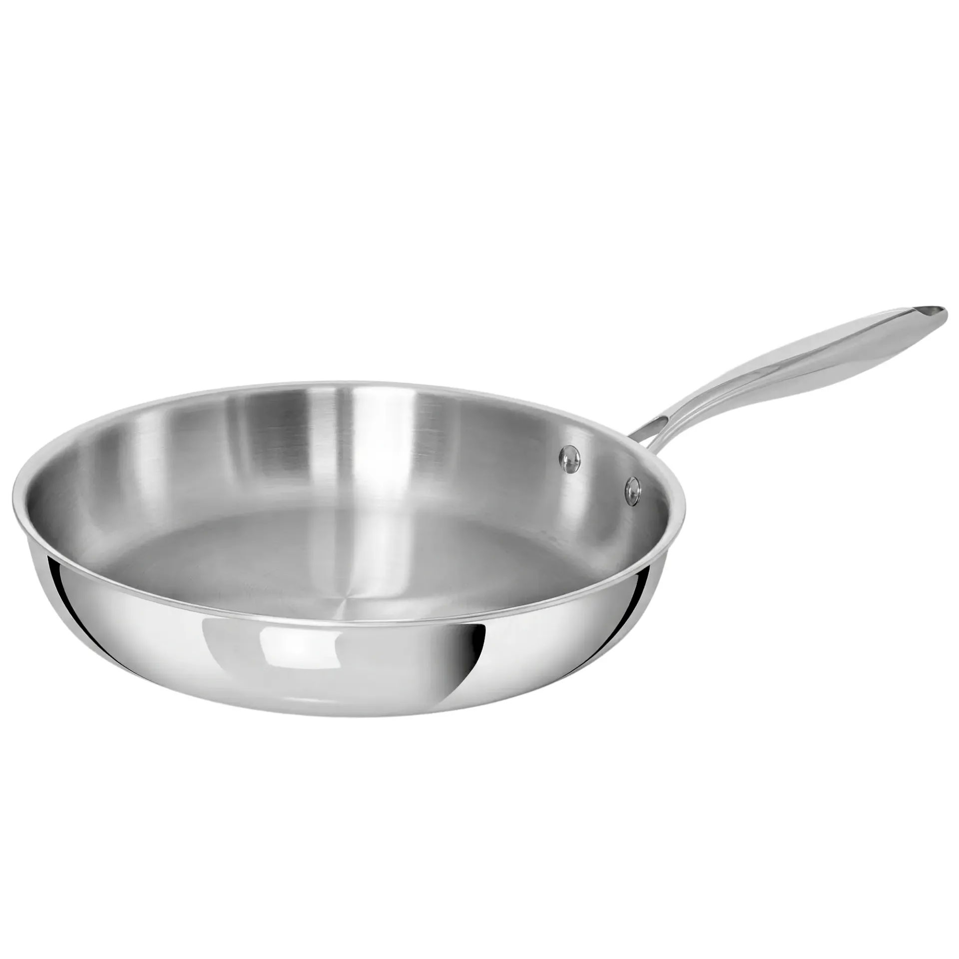 TeCuisine - Poêle Inox 18/10 Triply – Cuisine Naturelle - 30 cm