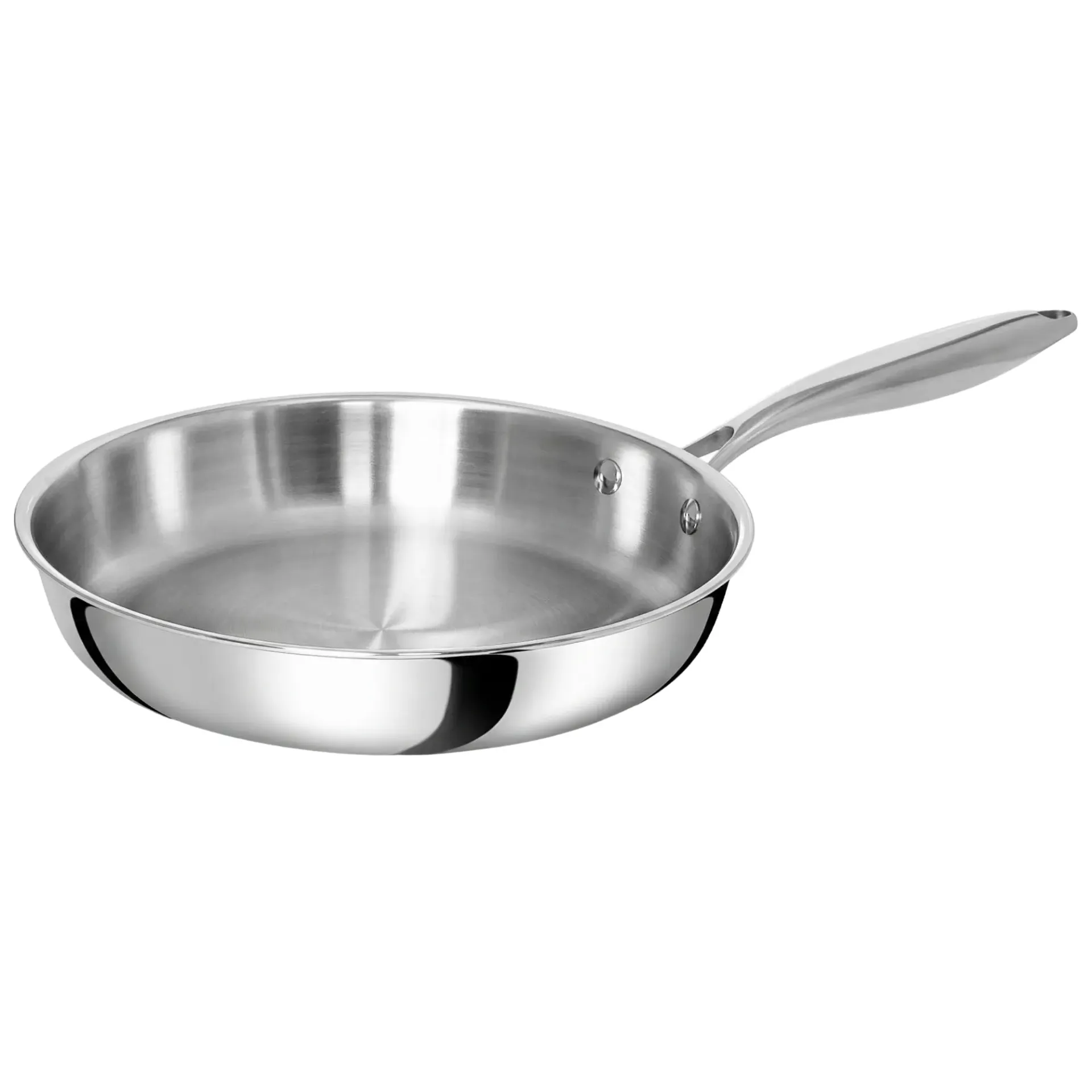 TeCuisine - Poêle Inox 18/10 Triply – Cuisine Naturelle - 26 cm