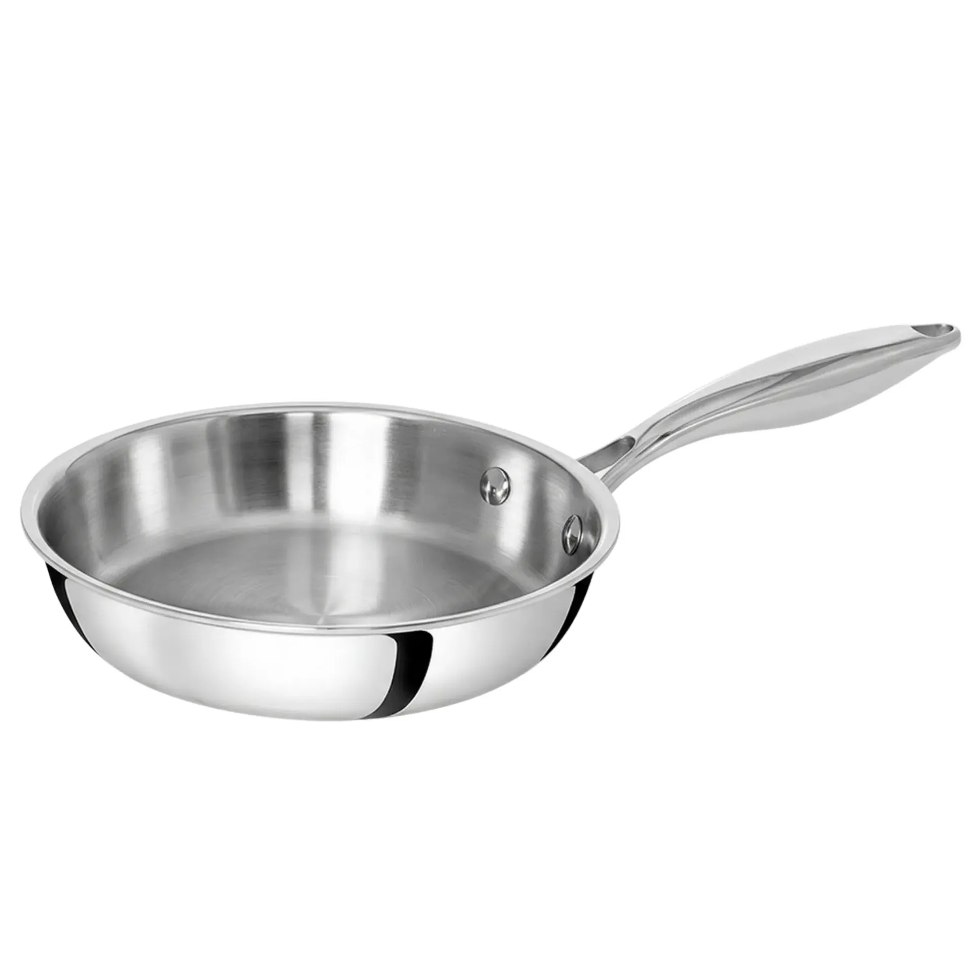 TeCuisine - Poêle Inox 18/10 Triply – Cuisine Naturelle - 20 cm