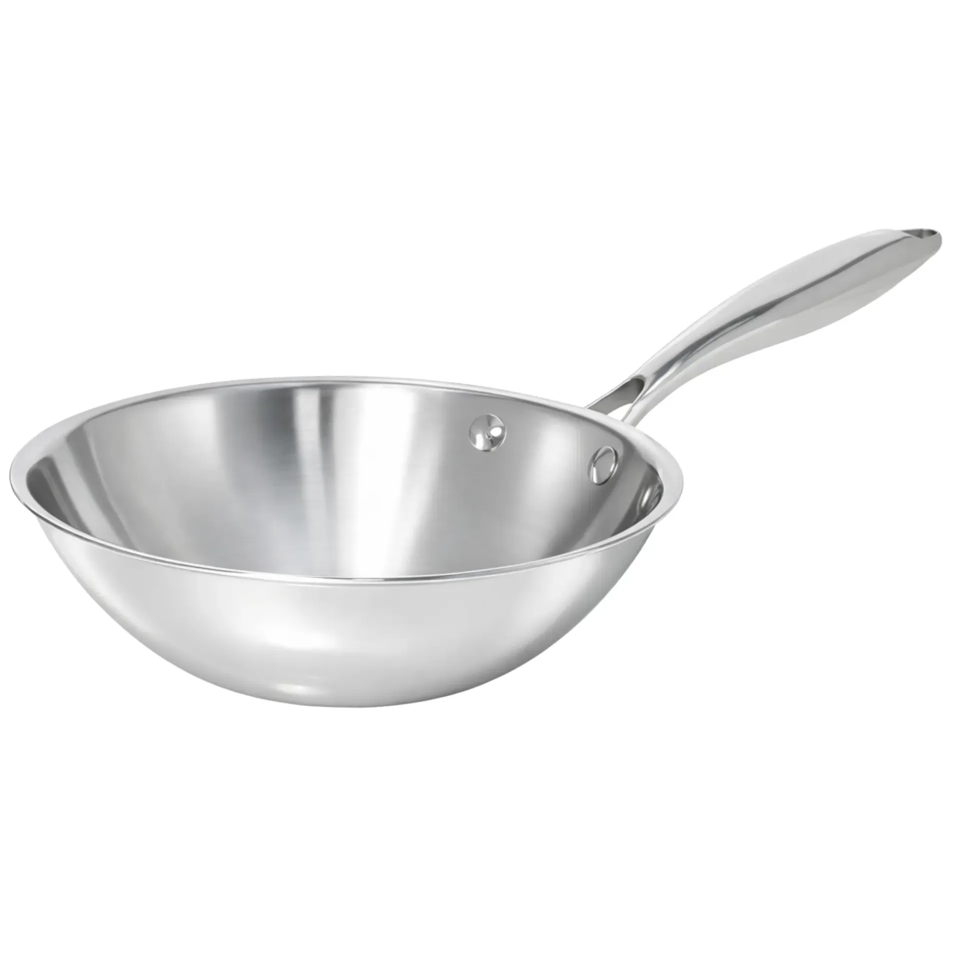 TeCuisine - Wok Inox 18/10 Triply – Cuisine Naturelle - 20 cm