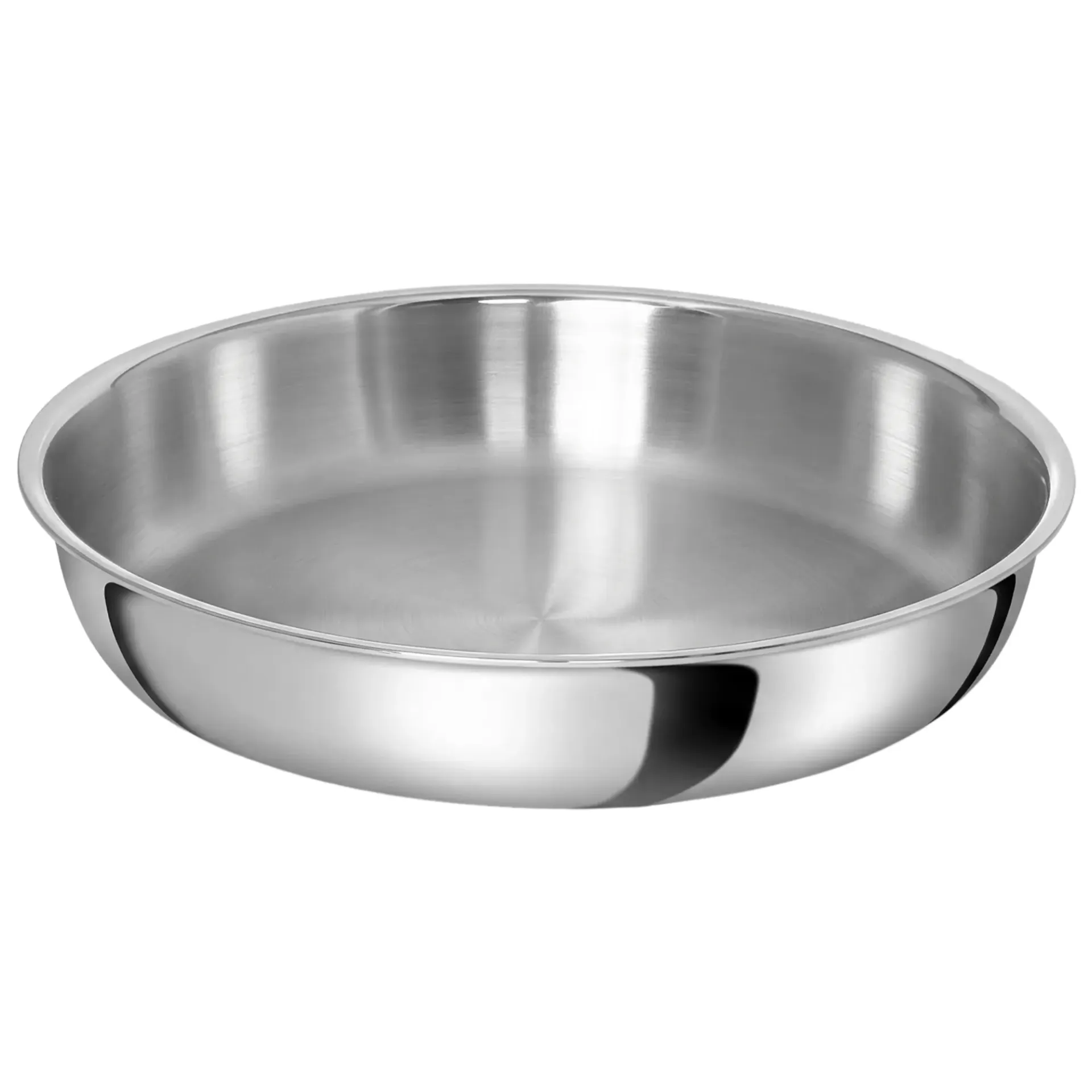 TeCuisine - Poêle Inox 18/10 Triply – Empilable & Modulable - 28 cm