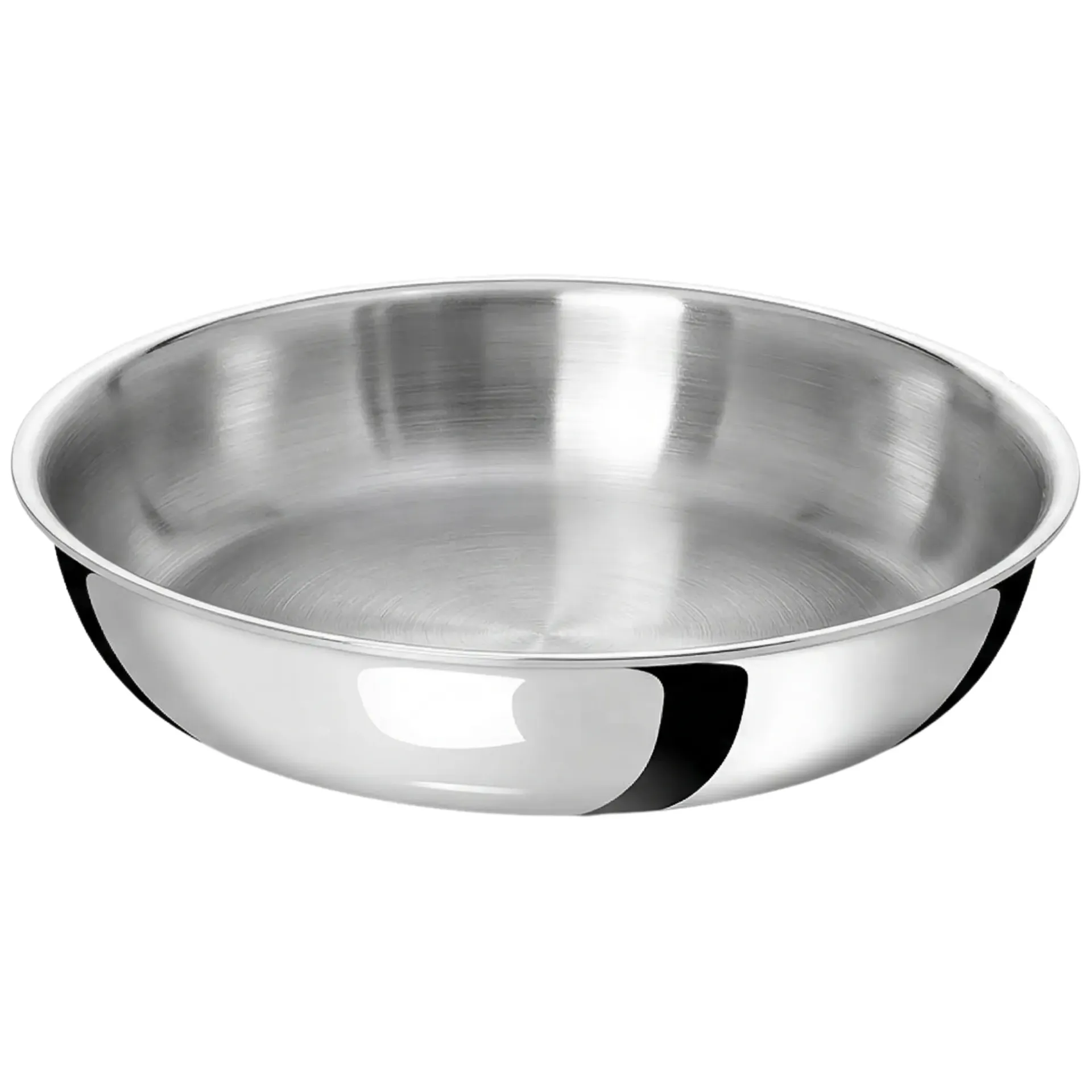 TeCuisine - Poêle Inox 18/10 Triply – Empilable & Modulable - 24 cm