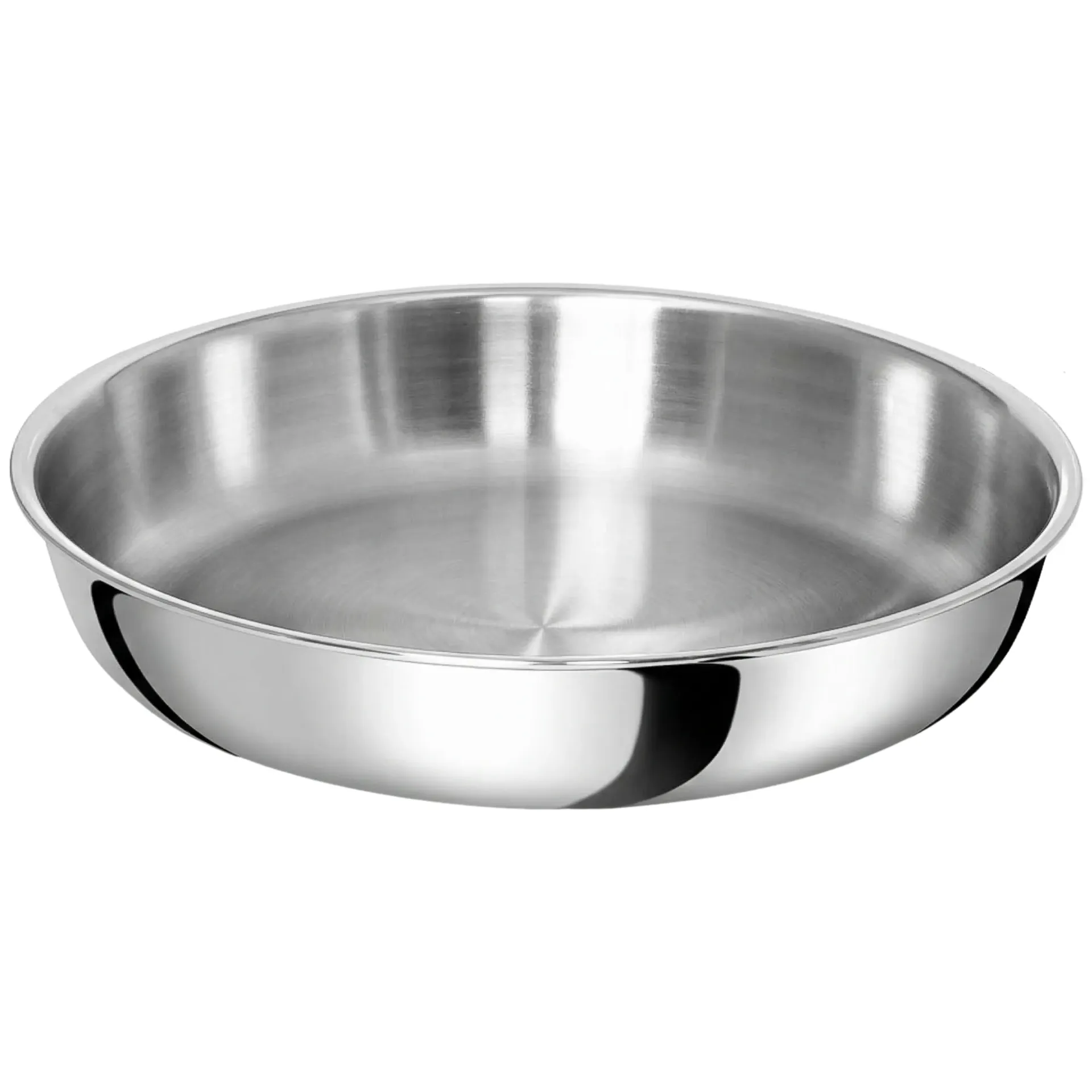 TeCuisine - Poêle Inox 18/10 Triply – Empilable & Modulable - 26 cm