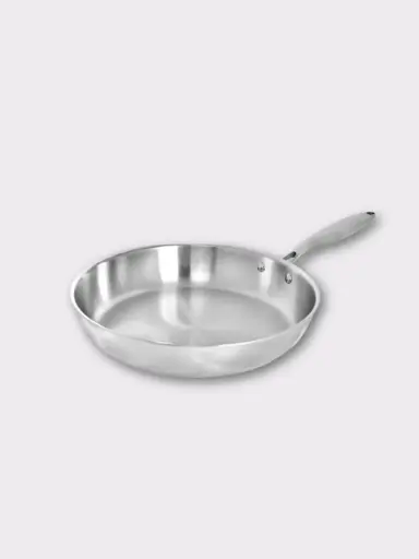 [723127] TeCuisine - Poêle Inox 18/10 Triply – Cuisine Naturelle - 32 cm